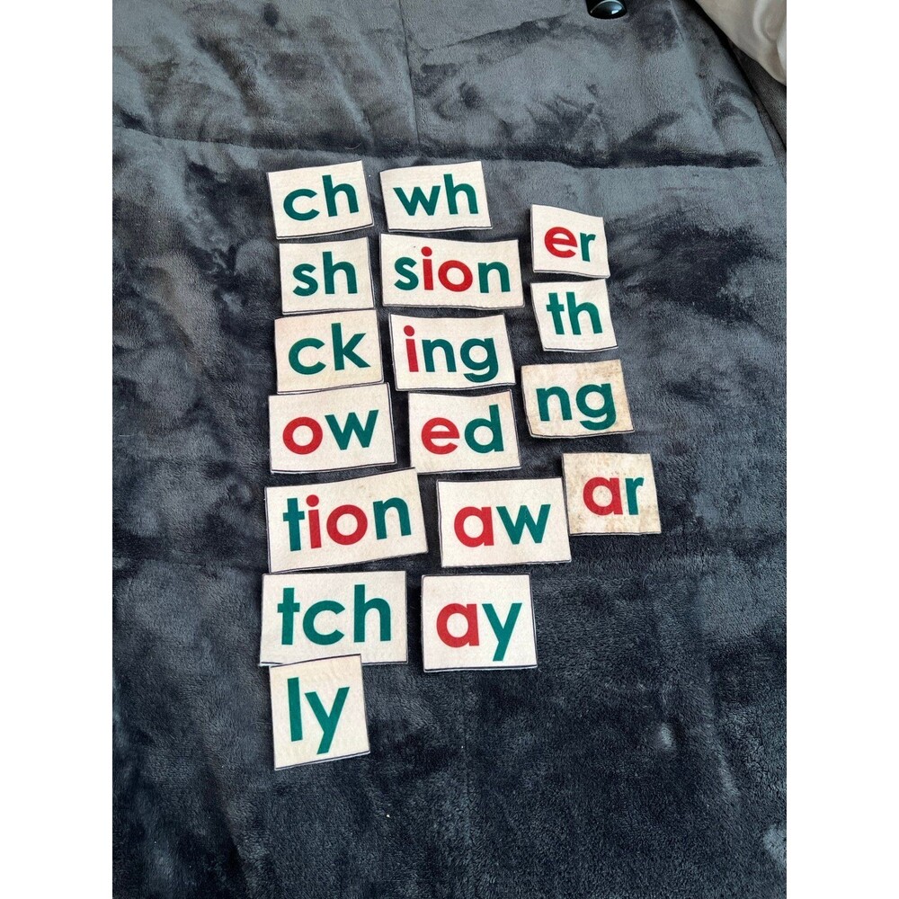 Storyteller felt alphabet phonics spelling reading set